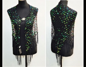 Beaded Shawl 3404-B